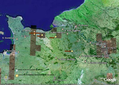 Itineraire de siant Louis en Normandie, 1269